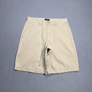 Polo Ralph Lauren Relaxed Fit Shorts Mens 31 Khaki Twill Casual 9" Inseam